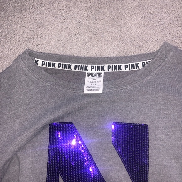 Victoria’s Secret Pink Northwestern Crewneck - Picture 3 of 3